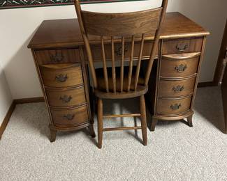 Desk and chair