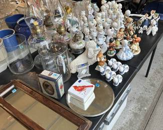 Antique mirrors and Precious moments