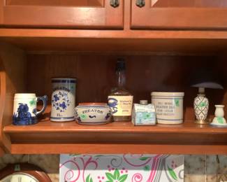 Wheaton items and advertising items
