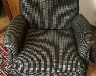 Black and white side chair…presale $75