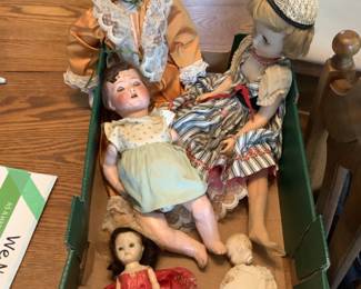 Vintage and antique dolls…one Madam Alexander doll.