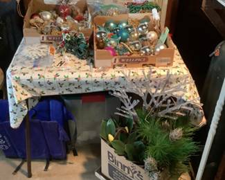 Ornaments and other holiday decorations