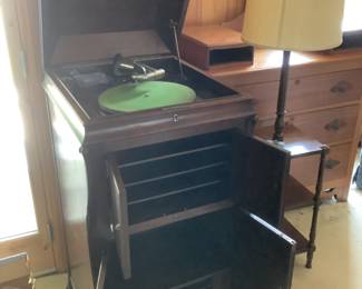 RCA Victrola…works. Has multiple sets of records available. Presale $295