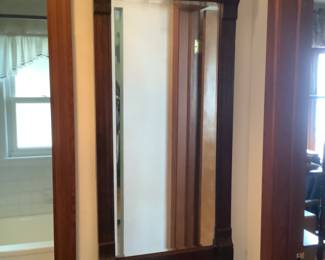 Antique mirror…measures. 46” h x 22” w