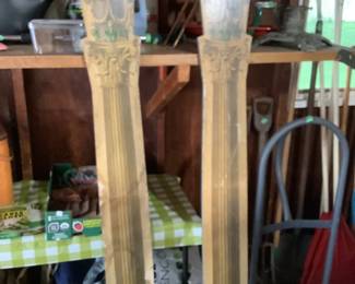 Pr of pillar fronts. Historically, These were used in Mason secret meetings