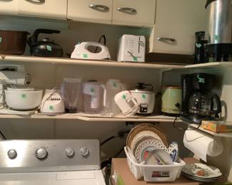 Lots of small electrical appliances
