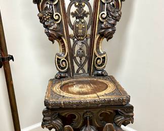 Pair of Renaissance Sgabello Chairs