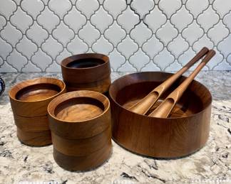 Dansk teak Salad Set