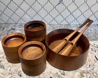 Dansk teak Salad Set