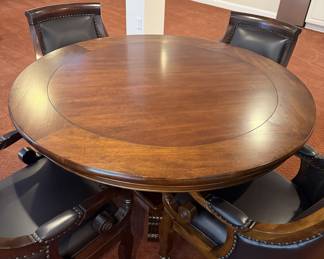 Game table & chairs - reversible top
