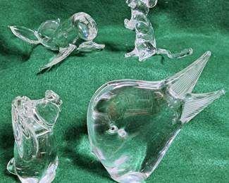 GLASS FIGURINES