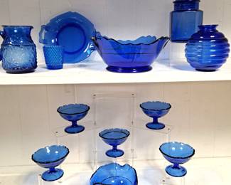 COBALT BLUE GLASS