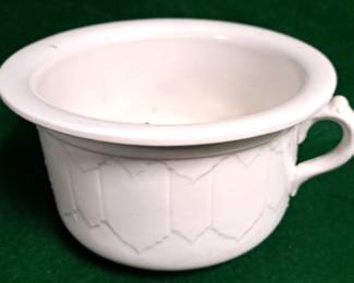 IRONSTONE CHAMBER POT