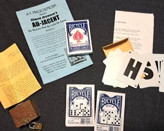 VINTAGE MAGIC TRICKS LOT