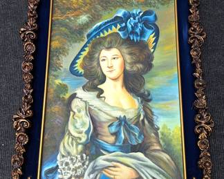 ORIGINAL VICTORIAN ART FRAMED