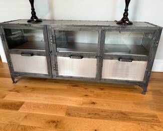 #32 Metal cabinet 60x16x27 $125.00