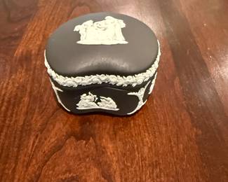 #17 Black Wedgewood trinket box $80.00