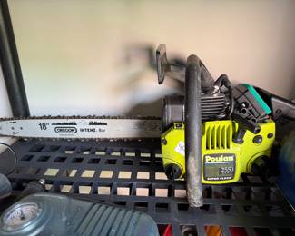 #58 Poulan chain saw $40.00