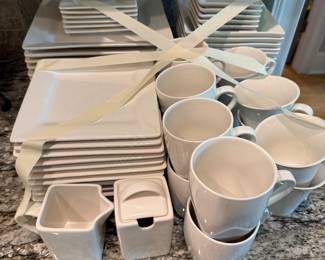 #16 Strawberry Street dinnerware set 66 pieces $80.00