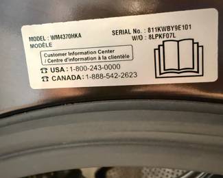* #19 Like New! LG Steam washer & Dryer with pedestals $600.00