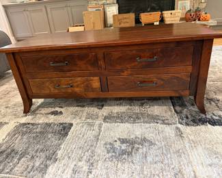 #6 Coffee table 47x22x18 $85.00