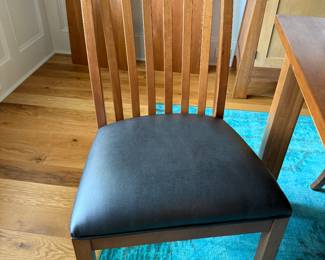 #1 Beautiful! Ethan Allen table with 6 chairs and 2 leaves 71-107"x42x30 $600.00