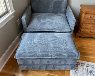 #24 Chair and ottoman $150.00 Like New!