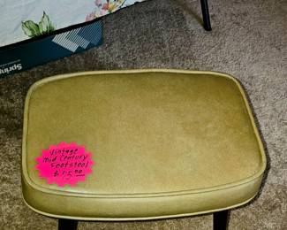 Mid Century Modern Footstool