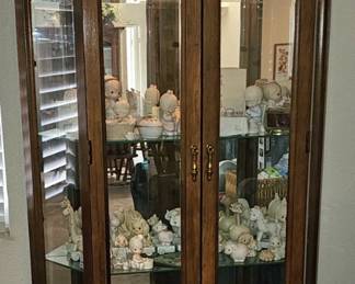 Curio with lights SOLD
