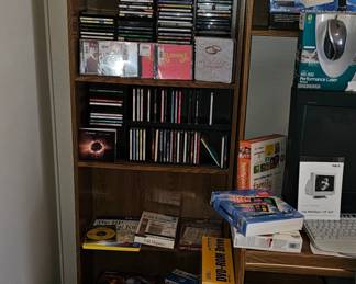 Cds and boxed new electronics 
