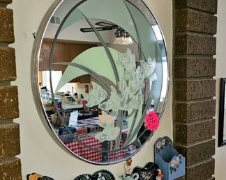 1980's vintage mirror $55