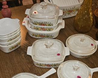 Collectible Corningware ..some SOLD