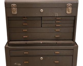 Vintage Kennedy Machinist Tool Chest – 11-Drawer Metal Toolbox