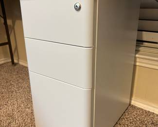 Nice small metal locking file cabinet