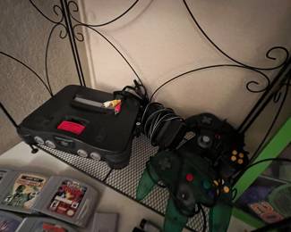 N64… complete but one of the controllers is janky and just for parts on account of a broken joystick… guess items a sadstick now.