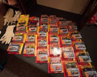 Lots of collectible 60th anniversary carded cars!