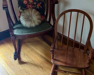 Antique rocking chairs