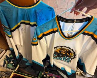 Jacks signed game jerseys