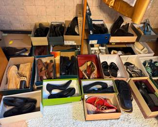 Men's and Women's like new shoes