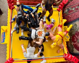Vintage WWF Wrestling toys