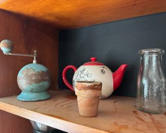 Antique coffee grinder