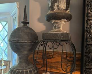 Antique Cast Iron Finials