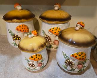 Mushroom Canister Set