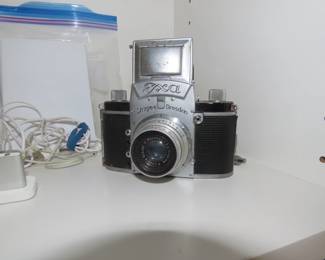 Vintage SLR camera. EXA, Dresden.