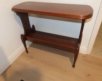 Magazine end table.