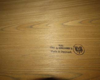 Teak end tables. VEHE STOLE, Mobelfabrik, made in Denmark.