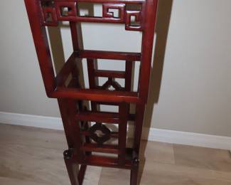 Rosewood Asian themed stand.
