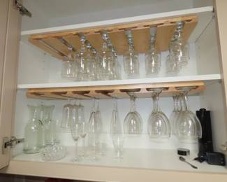 More stemware.