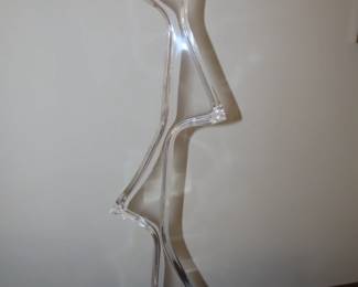 Lucite sculpture.