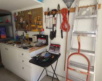 Garage area.